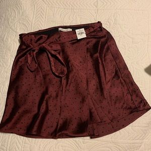Abercrombie & Fitch silk mini skirt